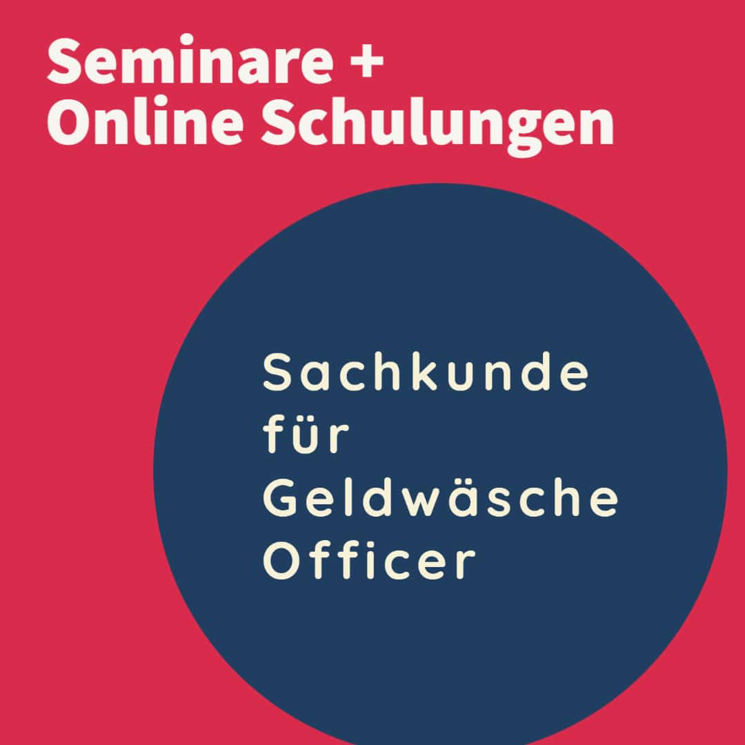 Online Weiterbildung Geldwäsche + Risikoanalyse: Sachkunde GwB Online Weiterbildung Geldwäsche + Risikoanalyse: Sachkunde GwB