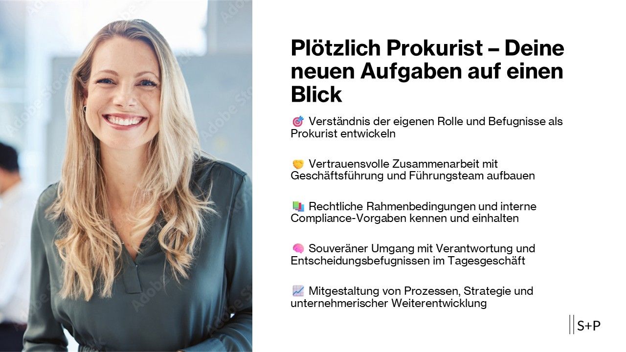 Mit Prokura zum Erfolg – Verantwortung übernehmen, Entscheidungen treffen, Zukunft gestalten